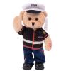 Singing Dancing Teddy Bear Stuffed Animals Children's Idol Military Hero Teddy Bear Stuffed Animal, US Army Theme Music Plush Toys,Independence Day Soldier Memorabilia Gifts for Kids 14"(Marine Bear) view 3
