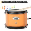 3 Piece Kids Drum Set with Cymbal, 2 Drumsticks, Pedal, 2 Tom,Beginner Junior Drum Kit with Throne Stool, Musical Instruments for Boys and Girls, Yellow view 3