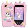 Kids Smart Phone for Girls - Toddler Christmas Birthday Gift for Age 3-10, Learning Toys with 2.8" Touchscreen, Dual Cameras, Music,Video Player, Game, 8G SD Card view 1