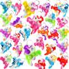 100 Packs Bulk Halloween ghost Fidget Bubble Mini Pop KeychainHalloween Party Favors Supplies and Student Prizes view 1