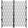 Double Folding Security Gate, 7.1' H x 12.5' W Folding Door Gate, Steel Accordion Security Gate, Flexible Expanding Security Gate, 360 Rolling Barricade Gate, Scissor Gate or Door with Keys view 1