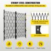 Double Folding Security Gate, 7.1' H x 12.5' W Folding Door Gate, Steel Accordion Security Gate, Flexible Expanding Security Gate, 360 Rolling Barricade Gate, Scissor Gate or Door with Keys view 4