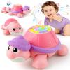 Baby Toys 6-12 Months, Musical Turtle Crawling Infant Toys for Tummy Time, Early Learning Educational Toys for 7 8 9 10 11 Months, Ideal Christmas Birthday Gifts for Boys & Girls Age 1 Years Old view 1