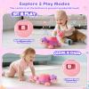 Baby Toys 6-12 Months, Musical Turtle Crawling Infant Toys for Tummy Time, Early Learning Educational Toys for 7 8 9 10 11 Months, Ideal Christmas Birthday Gifts for Boys & Girls Age 1 Years Old view 4
