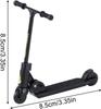 aoukoslt Black Finger Scooter - 2-Wheeled Scooter - Foldable BMX with Brake | Board Accessories for Teen | Educational | Non-Slip Fun Finger Skateboards view 2