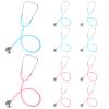 Phobby Kids Stethoscope Toy, 10 Pack Real Working Stethoscope Toy for Toddler 3 4 5, Doctor Play Set for Role Play, Medical Pretend Playset for Boys Girls Birthday (Blue and Pink) view 1