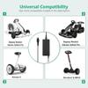 63 Volt 1.1 Amp 4-Prong ChargerCompatible with Segway Ninebot Charger Compatible with Segway Ninebot S/S-MAX/Mini lite/Mini PRO/Go Kart Kit, Gokart PRO, 4 Prong fits for Ninebot Scooter Power Adapter view 2