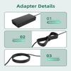 63 Volt 1.1 Amp 4-Prong ChargerCompatible with Segway Ninebot Charger Compatible with Segway Ninebot S/S-MAX/Mini lite/Mini PRO/Go Kart Kit, Gokart PRO, 4 Prong fits for Ninebot Scooter Power Adapter view 4