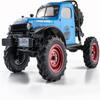 FMS 1/24 RC Rock Crawler, FCX24 Power Wagon 4WD RC Semi Truck W/ 2.4GHz Remote, RTR Offroad RC Car for Adults Hobby Gifts Toys (Blue) view 1