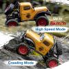 FMS 1/24 RC Rock Crawler, FCX24 Power Wagon 4WD RC Semi Truck W/ 2.4GHz Remote, RTR Offroad RC Car for Adults Hobby Gifts Toys (Blue) view 2