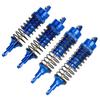 4pcs Oil All Metal Shocks RC Shock Absorber Damper Set for Traxxas Rustler 4X4 VXL Slash 2WD 4x4 Hoss Stampede Bandit Nitro Shock Absorber Damper Set 1/10 Upgrades Parts Replace of 5862 (Blue) view 2