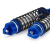 4pcs Oil All Metal Shocks RC Shock Absorber Damper Set for Traxxas Rustler 4X4 VXL Slash 2WD 4x4 Hoss Stampede Bandit Nitro Shock Absorber Damper Set 1/10 Upgrades Parts Replace of 5862 (Blue Silver) view 3