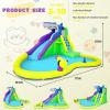 Bounce House for Big Kids 3-12 Years,Water Slide Bounce House,Inflatable Bounce Castle with Climbing Wall,Water Gun,Pool,13x14FT Play Center for Indoor/Outdoor Backyard (Light Yellow, Size1) view 2