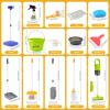 Toddler Cleaning Set, Kids Cleaning Toy Set with 2 in 1 Kids Vacuum that Really Works, Mop, Broom, 14Pcs Pretend Play Home Cleaning Playset for Toddler Ages 3+, Birthday Gift for Girls Boys (Blue) view 2