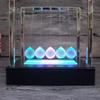 LED Light Up Swing Ball with Newtons Swing Ball, Balance Balls Desk Toys Glowing PendulumToy Relaxation and Sleep Desk Toy Idea for Physicists (1) view 2