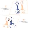 2Pcs Detachable Bottle Clip Clamp Slip Feeding Bottle Tong Long Handle Design for Grabbing of Hot Bottles Material Lightweight Easy to Clean view 3