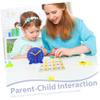 WHAMVOX 1 Set Interactive Teaching Tool with DIY Cards Engaging Classroom Clock Model for Students to Timetelling Skills view 3
