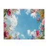 BEAROWL Vibrant Flowers Against Sky with Clouds,500 Pcs Adult Wooden Puzzle,Use Your Imagination to The FullestBrainstorming for Stress ReliefCreative Play & Holiday Party Gifts Artwork view 1