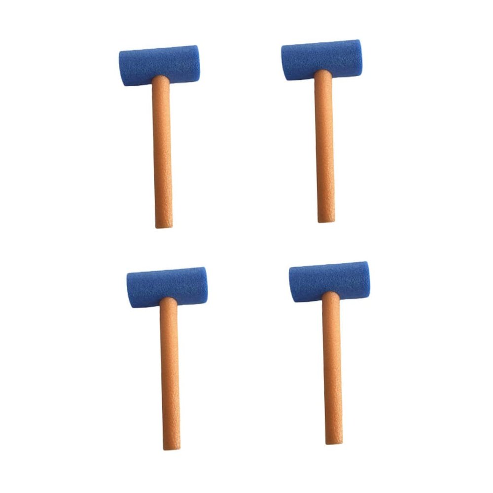 SUPVOX 4pcs Educational Hammer for Safe Lightweight Activity Props for Parent Interaction Beach Play and Outdoor Fun Random Color