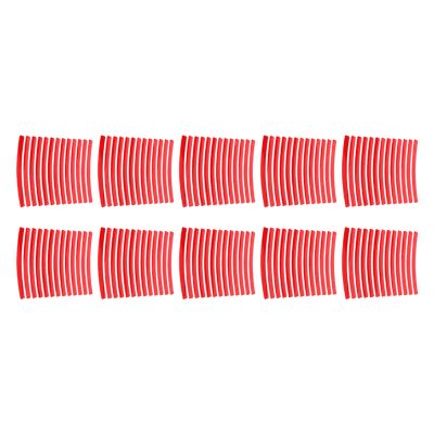 Enlybee 10Pcs Protective Sticker Set, Scratch Decals, DIY Stylish Chain Frame, to Apply and Store, Strong Material (Red)