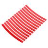 Enlybee 10Pcs Protective Sticker Set, Scratch Decals, DIY Stylish Chain Frame, to Apply and Store, Strong Material (Red) view 2