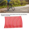 Enlybee 10Pcs Protective Sticker Set, Scratch Decals, DIY Stylish Chain Frame, to Apply and Store, Strong Material (Red) view 3