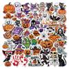 100Pcs Halloween Stickers, Non-Repeating Halloween Party Favors Horror Sticker,Vinyl Waterproof Party Holiday Stickers and Youth Adult Gifts Crafts Supplies Decorations view 1
