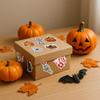 100Pcs Halloween Stickers, Non-Repeating Halloween Party Favors Horror Sticker,Vinyl Waterproof Party Holiday Stickers and Youth Adult Gifts Crafts Supplies Decorations view 4