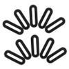 BESPORTBLE 20pcs Plastic Oval Coin Insertion Mechanism DIY Bracket for Coin Banks Vending Machines Easy Installation Fit for Various Creative Design view 1
