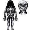3D Skeleton Halloween Costume for Kids Scary Jumpsuit Onesie for Boys & Girls 10-12 Years view 2