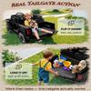 24V Ride on Toys for Big Kids, Licensed RAM 1500 RHO Electric Car for Kids w/Remote Control, Ride on Truck w/Bluetooth, LED Lights, Truck Bed Storage, Gear Shifter & Soft Start (Black) view 3