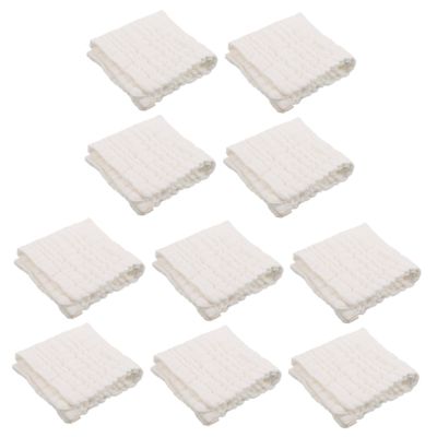10pcs Super Soft Gauze Square Towels for Newborns Multi-Functional Bath Rags for Boys Girls Gentle Washcloths for Face Washing