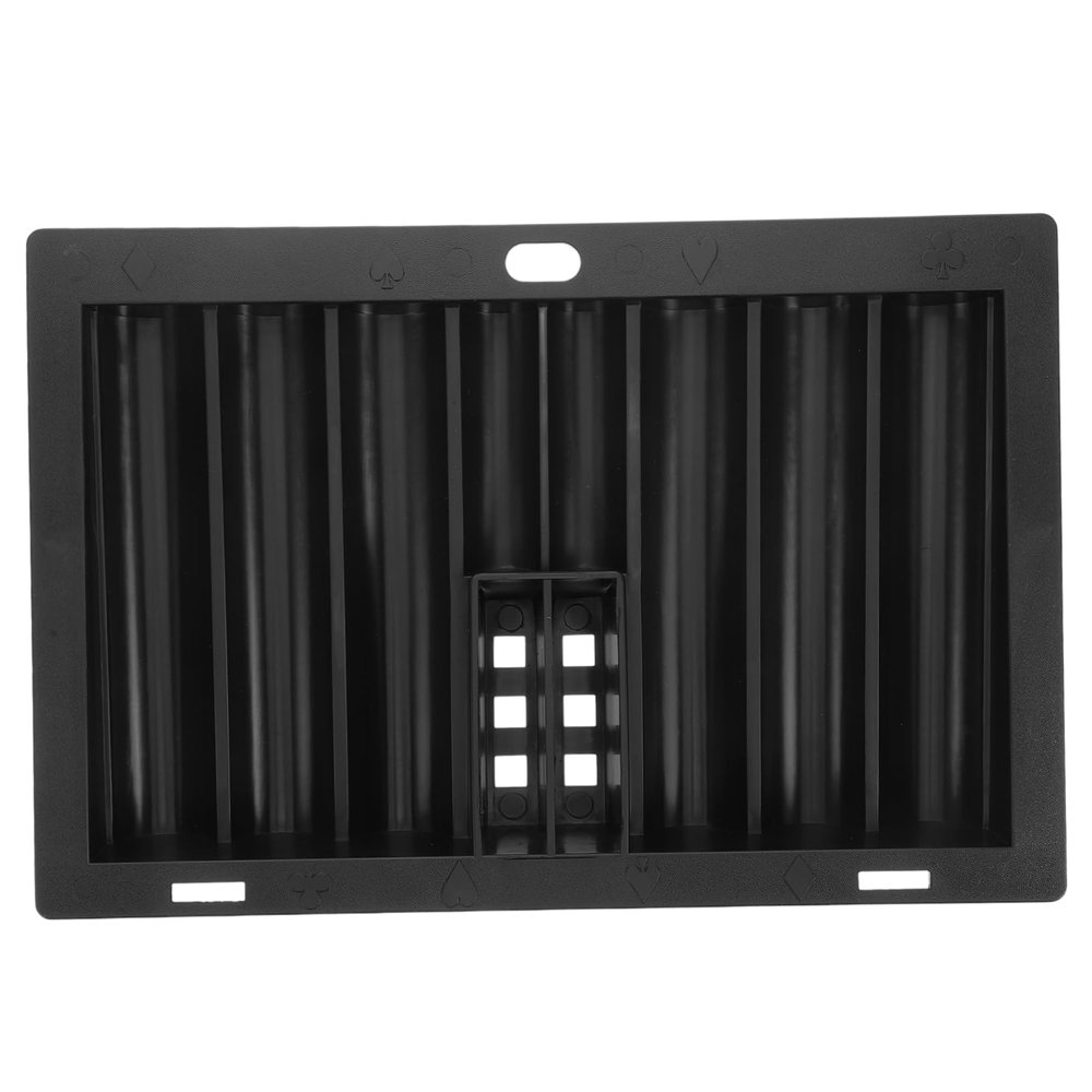 BCOATH Poker Chip Display Box Portable Poker Chip Holder for Table Organizer for Board Games