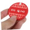 ERINGOGO 2Pcs Ceramic Poker Dealer Button Blind Markers for Poker Game Great for Card Games Lightweight and Smooth Surface for Tournaments and Math Learning view 4
