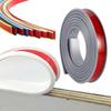 1000mm U-Shape TPE Edge Banding Self-Adhesive Flexible Cabinet Furniture Protector for Wood Plywood Table Wardrobe Board Edging(Grey,W 16mm) view 1