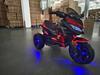 12V Kids Ride-On Motorcycle - 3-Wheel Electric Motorbike for Boys & Girls, Music, Lighting Wheels, Hand Throttle, PU Seat, Reticulate Blue - Gift for Ages 3-8 (Red + Plastic+ 50-99 pounds) view 4