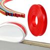 1000mm U-Shape TPE Edge Banding Self-Adhesive Flexible Cabinet Furniture Protector for Wood Plywood Table Wardrobe Board Edging(Red,W 16mm) view 1