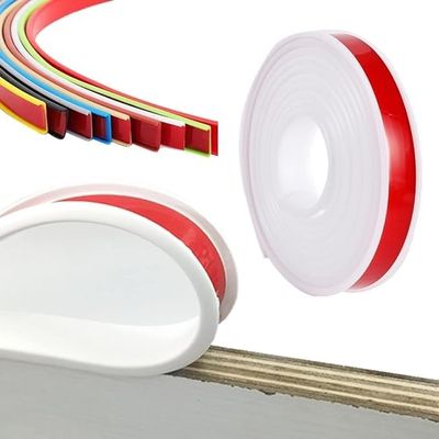 1000mm U-Shape TPE Edge Banding Self-Adhesive Flexible Cabinet Furniture Protector for Wood Plywood Table Wardrobe Board Edging(White,W 22mm)