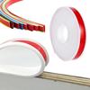 1000mm U-Shape TPE Edge Banding Self-Adhesive Flexible Cabinet Furniture Protector for Wood Plywood Table Wardrobe Board Edging(White,W 22mm) view 1