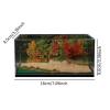 1:64 Scale Lakeside Riverside Backdrop Board with Display Case DIY Creative view 2