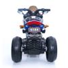 12V Kids Ride-On Motorcycle - 3-Wheel Electric Motorbike for Boys & Girls, Music, Lighting Wheels, Hand Throttle, PU Seat, Reticulate Blue - Gift for Ages 3-8 (Blue+ Plastic + 50-99 pounds) view 4