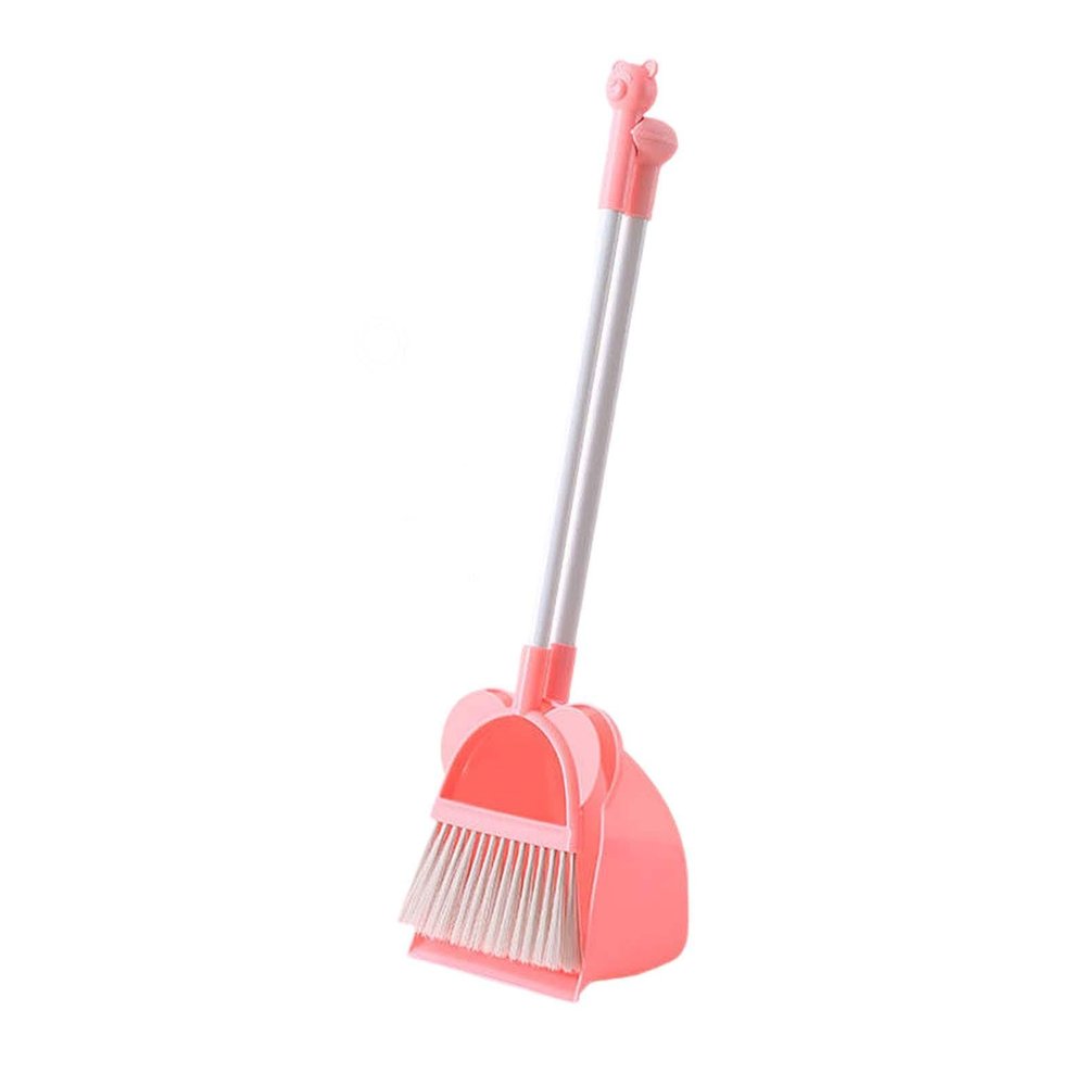 Children Housekeeping Cleaning Tools Kids Cleaning Set Little Housekeeping Helper Set, Pink