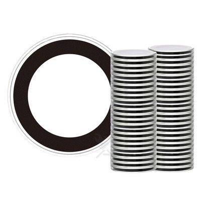 OnFireGuy 50-Pack 36mm Black Ring Coin Holders for 1/2oz Silver Koala | Protective Coin Cases for 1/2oz Silver Lunar Series 1, 1/2oz Silver Koala & Canadian One Dollar