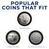 OnFireGuy 25-Pack 36mm Black Ring Coin Holders for 1/2oz Silver Koala | Protective Coin Cases for 1/2oz Silver Lunar Series 1, 1/2oz Silver Koala & Canadian One Dollar view 3