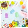 BUGUUYO 40pcs Toy Vending Machine Plastic Fillable Gachapon Balls Gumball Machine Prizes for Boys and Girls view 4