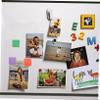 HAKIDZEL 24pcs Colorful Square Teaching Bright Magnetic Stickers for Fridge Classroom Crafts Sturdy Non-Scratch Design for and Girls and Teachers Random Color view 3