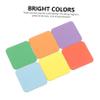HAKIDZEL 24pcs Colorful Square Teaching Bright Magnetic Stickers for Fridge Classroom Crafts Sturdy Non-Scratch Design for and Girls and Teachers Random Color view 4