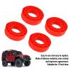 NOENNULL 4PCS Silicone Rubber Insert Foam Fit for SCX10 III 1.9" Wheel Tires, 106x42mm, Vibrant Color (Red) view 4