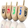 Hanukkah Dreidel 48 Extra Large Wooden Dreidels Hand Painted 3 Inches - Includes Game Instruction Cards view 3