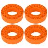 NOENNULL 4PCS Silicone Rubber Insert Foam Fit for SCX10 III 1.9" Wheel Tires, 106x42mm, Vibrant Color (Orange) view 1